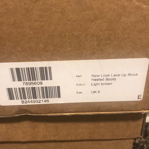 ASOS Lace Up Block Heeled cream open toe  Boot - Picture 5 of 5